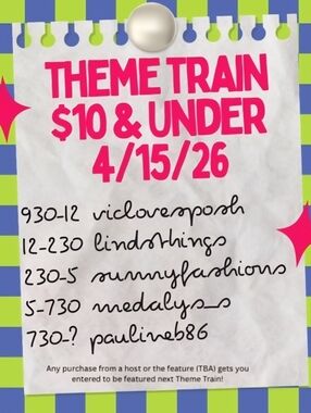 Going Live! April 15th 2:30 Train Share Show
